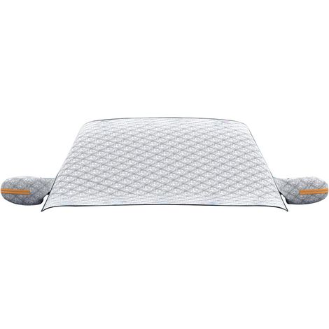 Couverture de Pare-Brise Neige, Couverture de Neige de Voiture, Couverture de Neige Magnétique Universelle Protection Solaire, Protection contre le gel, Couverture de Neige et de Gel, Couverture de (1/5)