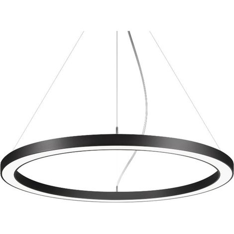 [GEBRAUCHT] B-Ware BRUMBERG Pendelleuchte Hängelampe Biro Circle Ring5 LED schwarz Aluminium 45cm (1/2)
