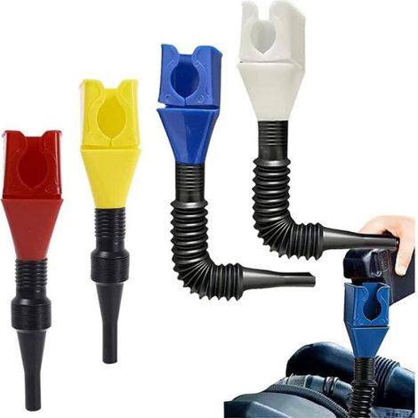 Entonnoir De Vidange Flexible - Polyéthylène - Pour Huile Moteur Essence Carburant - 1 Pièce (1/5)