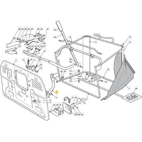 STAFFA SUPPORTOSACCO SX TCX DA 05/06 ORIGINALE STIGA - 382774245/0