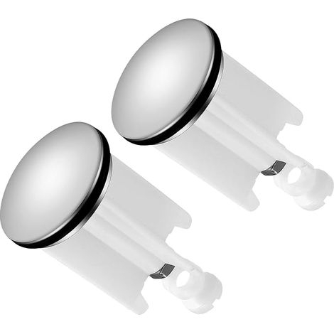 Universeller Spülbeckenstöpsel, 2-teiliger Abflussstöpsel, verstellbarer Spülbeckenstöpsel, universeller Spülbeckenstöpsel mit Haarsieb für Spüle, Bidet und Badezimmer (1/5)