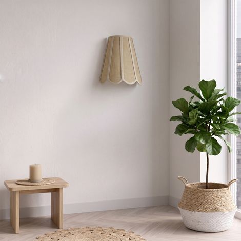 Aplique de Pared con Pantalla de Yute  Serie GALIA (1/5)