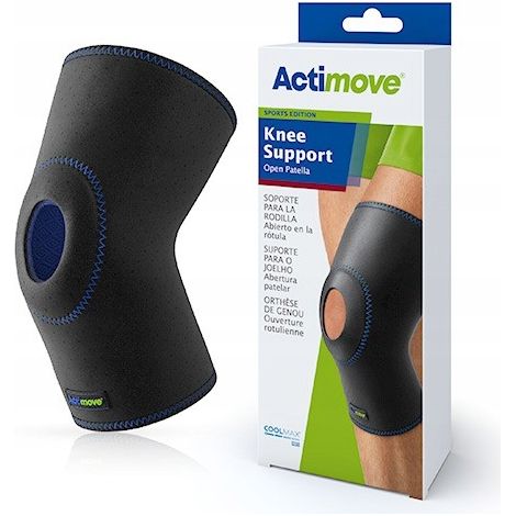 Rodillera ACTIMOVE SE con rótula expuesta, talla M, color negro (7558521) (k=12)