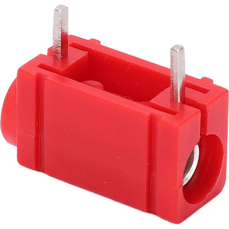 5 Stück 4-mm-Bananenbuchsen, professionelle vernickelte Messing-PCB-Platinen-Bananenbuchsen, Zubehör für Multimeter, Rot (1/5)