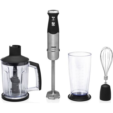 Princess 01.221221.01.001 Stabmixer 1000 W stufenlose Geschwindigkeitseinstellung Silber, Schwarz (1/5)