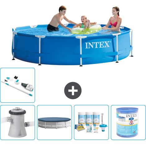 Intex Piscine Tubulaire Ronde - 305x76 cm - 6-pièces S31638 (1/5)