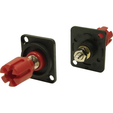 Cliff CP303011X Connettore per altoparlanti Rosso, Nero 1 pz. (1/2)