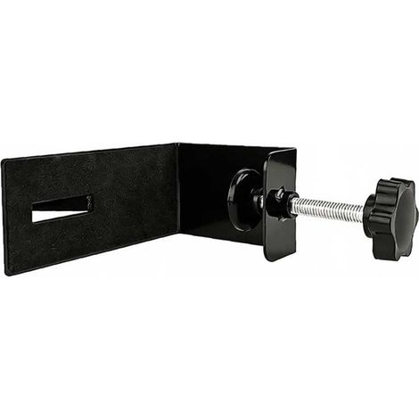 Boîte à clés en métal avec support réglable pour un rangement sécurisé des clés sur des portes avec différentes textures et matériaux (1/5)