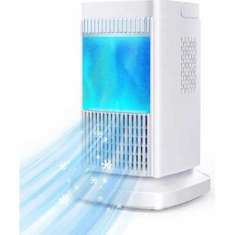 Climatiseur Portable, Refroidisseur D'air 4 En 1, Refroidisseur D'air De Réfrigération À Semi-conducteur Pour Ventilateur, Sans Eau (1/5)