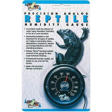 Analoges Hygrometer Zoo Med TH-21E Präzision Klebstoff