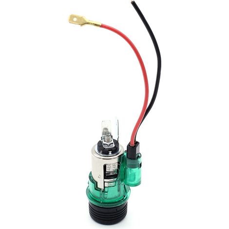 Zigarettenanzünderbuchse als Ersatz für 12V/24V beleuchtete Kfz-Stecker