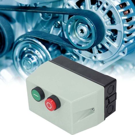 Démarreur magnétique de moteur Interrupteur Magnétique IP55 boîtier de commande de démarrage de moteur étanche surcharge monophasée équipée 220 230 V triphasé 380 400 V (1/4)