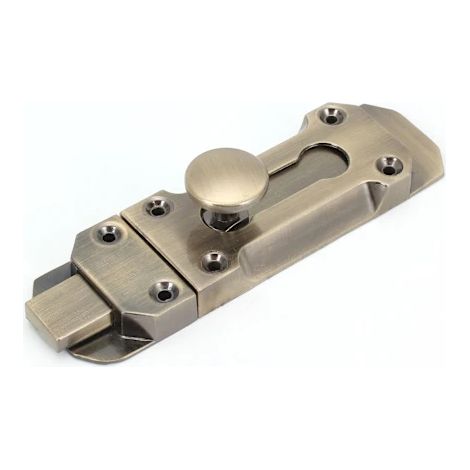 Loquet magnétique robuste 3 mm (8 cm) en laiton pour grille intérieure/extérieure avec vis pour fenêtres, armoires, jardins[HK]