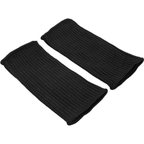 Schnittfeste Armstulpen, 1 Paar, 20 cm lang, schnitt- und kratzfest, geeignet für Garten-, Küchen- und Landwirtschaftsarbeiten, schwarz, 9 x 20 cm. (1/5)