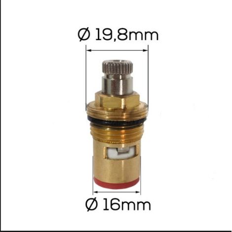 Cartucho osmosis grifo de 3 vias