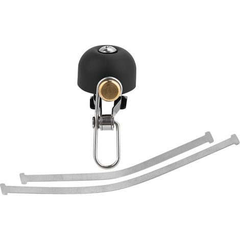 Sonnette de Vélo Puissante, 4 Couleurs, Sonnerie Forte et Durable pour Guidoline, Accessoire Cyclisme Noir (1/5)