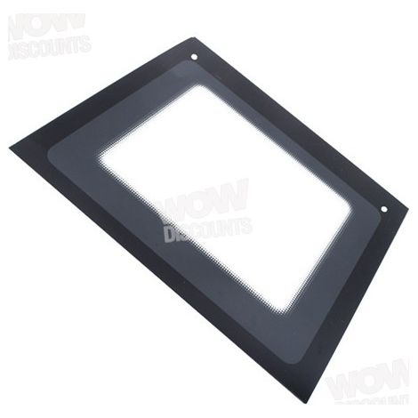Oven Door Main Glass Bk Brackets for Hotpoint Cookers and Ovens (1/2)