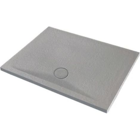 Piatto doccia 80x100 h.4 in ceramica grigio Pietraceramica di (1/3)