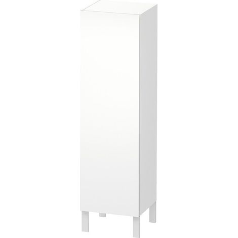 Armoire Duravit L-CUBE 400x363x1320mm ouverture gauche blanc mat