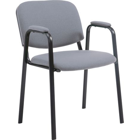 Silla de Confidente Ken Pro en Tela Gris (1/8)