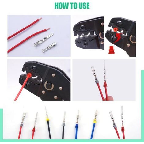 Kit Connecteur Broche Borne Électrique Voiture - 755 Pièces - 21 Types - Diamètres 1 1,5 1,8 2,2 2,8 3,5 mm - Cuivre Étamé (1/5)