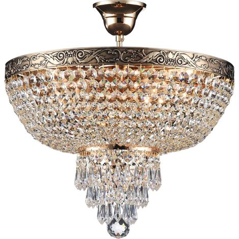 Lampadario Royal Classic in Metallo Palace Oro Antique (1/5)
