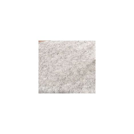 Tapis en peluche imitation laine à motif de fleurs de prunier gris 4545cm (1/5)