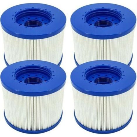 Filtre Spa Infinite a Visser, Cartouche Filtre à Vis pour Spa Gonflable Pas De Vis 60mm, Cartouche Filtre pour Spa, Compatible pour Cosy Spa, Clever Spa et de Plus 4 pièces (1/2)