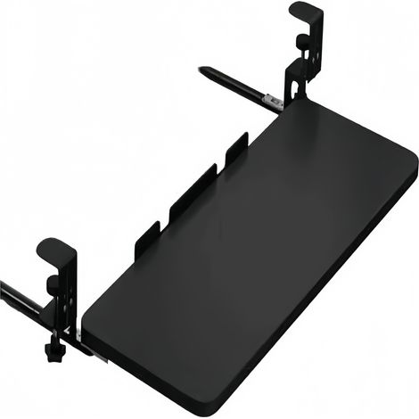 Plateau coulissant pour clavier et souris – Ergonomique — 65 x 25 cm — (1/5)