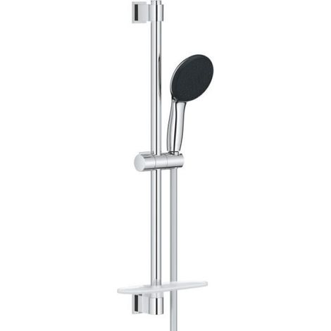 Ensemble de douche avec pommeau 2 jets, barre 60cm, flexible et tablette- GROHE Vitalio Start 110 26952001 - Economie d'eau - Ch (1/4)