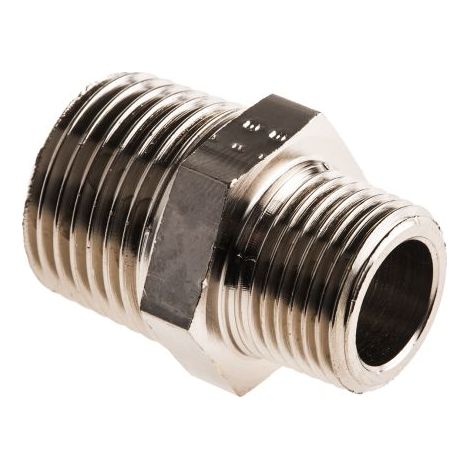 Adaptateur droit fileté Legris LF3000 vers R 1/2 Mâle R 3/8 Mâle ( Prix pour Paquet de 5 )