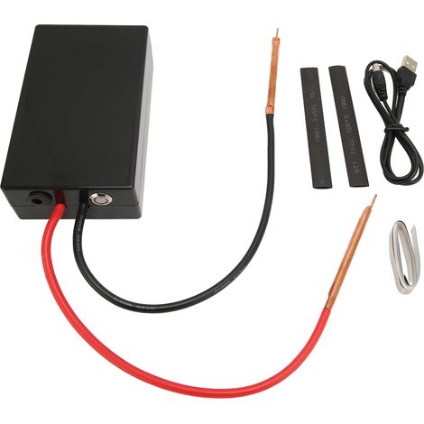 Soudeuse par points portable à soudage rapide, compacte, avec batterie lithium rechargeable 5300 mAh et puces nickelées. (1/5)