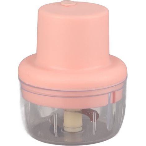 Hachoir à ail sans fil rechargeable, alimenté par USB, mini broyeur d'ail électrique portable pour la cuisine, 100 ml (1/5)
