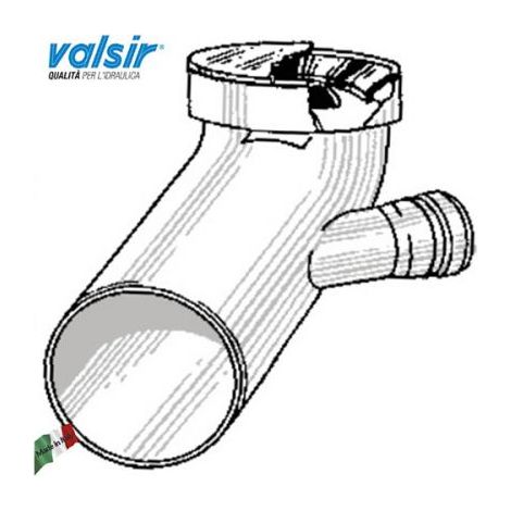 VALSIR Curva scarico WC PP bicchiere SINISTRO D. 110/50