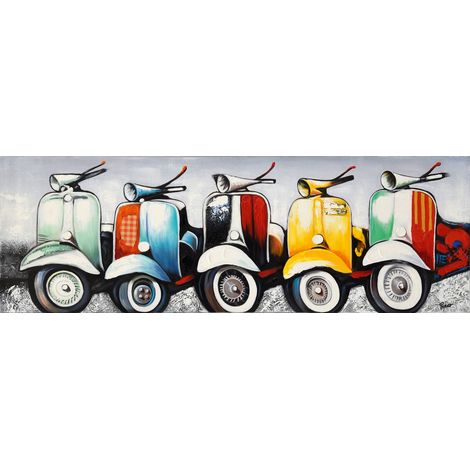 Lienzo enmarcado con figura corporal en tonos cálidos con detalles pintados a mano, 90x60cm
