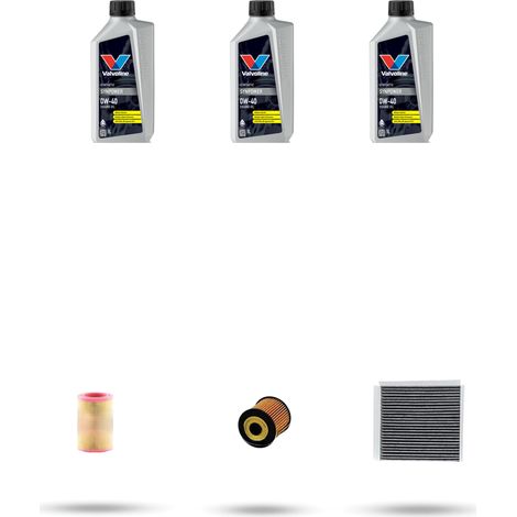 Kit tagliando 3 FILTRI e 3L OLIO compatibile con Smart Roadster (452) 700 74kw Dal 2003 Al 2005 (1/5)