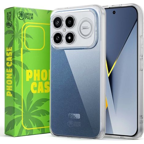 UrbanPalm Funda para Xiaomi Poco F8 Ultra, Silicona, Transparente (1/5)