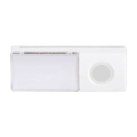 Heidemann 70886 HX Glow Timbre inalámbrico blanco puro