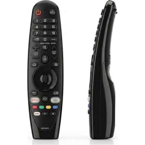 AN-MR19BA TV-Fernbedienung mit Drucktasten/Drehrad - Fernbedienungen (TV, Drucktasten/Drehrad, Schwarz) (1/5)