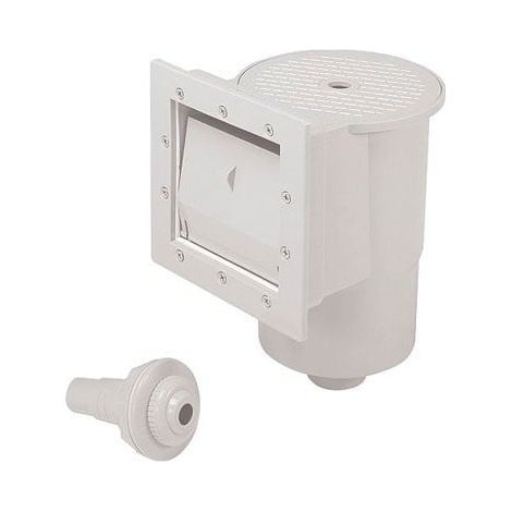 Skimmer 15 cm avec buse de refoulement – Retire débris de surface – Installation rapide – Compatible piscines hors sol – Pour usage intensif