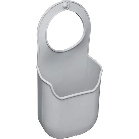 KitchenCraft - Organisateur d'évier de cuisine, silicone, gris, 4 x 10 x 19.5 cm (1/5)