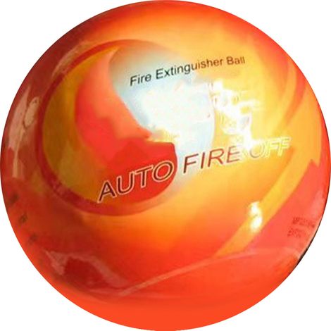Ortviai Boule extincteur automatique 0,5 kg – poudre sèche, diamètre 110 mm, pour maison, entrepôt et industrie