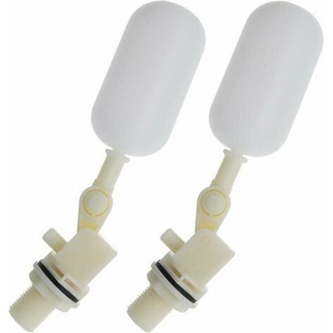 2pcs Robinet Boule de Vanne à Flotteur pour Aquarium Automatique 1/2 Pouce 20mm (1/5)