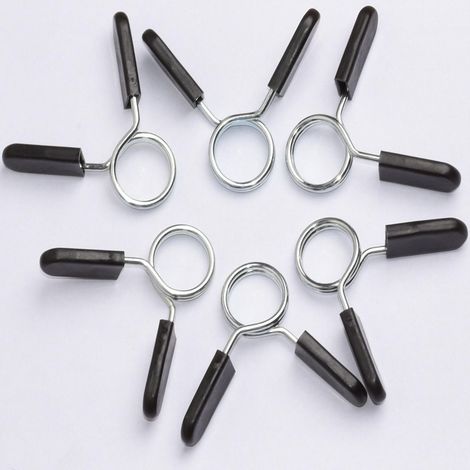 Hantelstange mit spezieller Federschnalle und Federclip, Hantelstangenschnalle mit Kartenkopf und Anti-Lock-Funktion