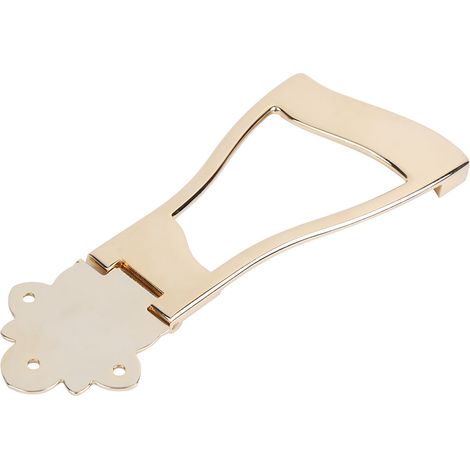 Support de Guitare Jazz Archtop Creé avec Finition Dorée, Accessoire pour Guitare Acoustique (1/5)