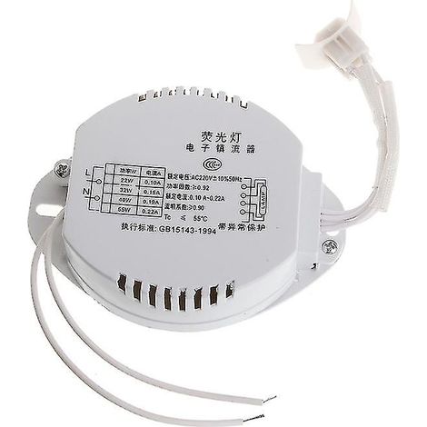 Redresseur de lampe fluorescente à facteur de ballast élevé 22W-40W, facile à utiliser (1/5)