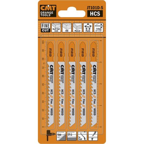 JT101D-5 5 LAME SEGHETTO X LEGNO HCS 100X4-5.2X6TPI (DIRITTO/FINE) (1/3)