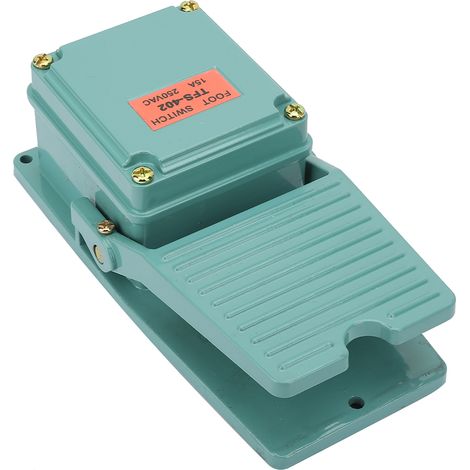 Interrupteur à pédale momentané en aluminium antidérapant 250 V CA 3 A 1 NO 1 NF TFS-402 (1/5)