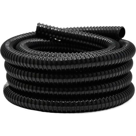 Tuyau d'aspiration flexible PVC 5 m – Ø 25 mm (1') – 180 g/m – Résistant aux UV – Pour drainage et évacuation (1/5)