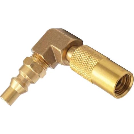 Niederdruck-1/4"-RV-Schnellanschlussadapter mit Winkelstück für (1/5)